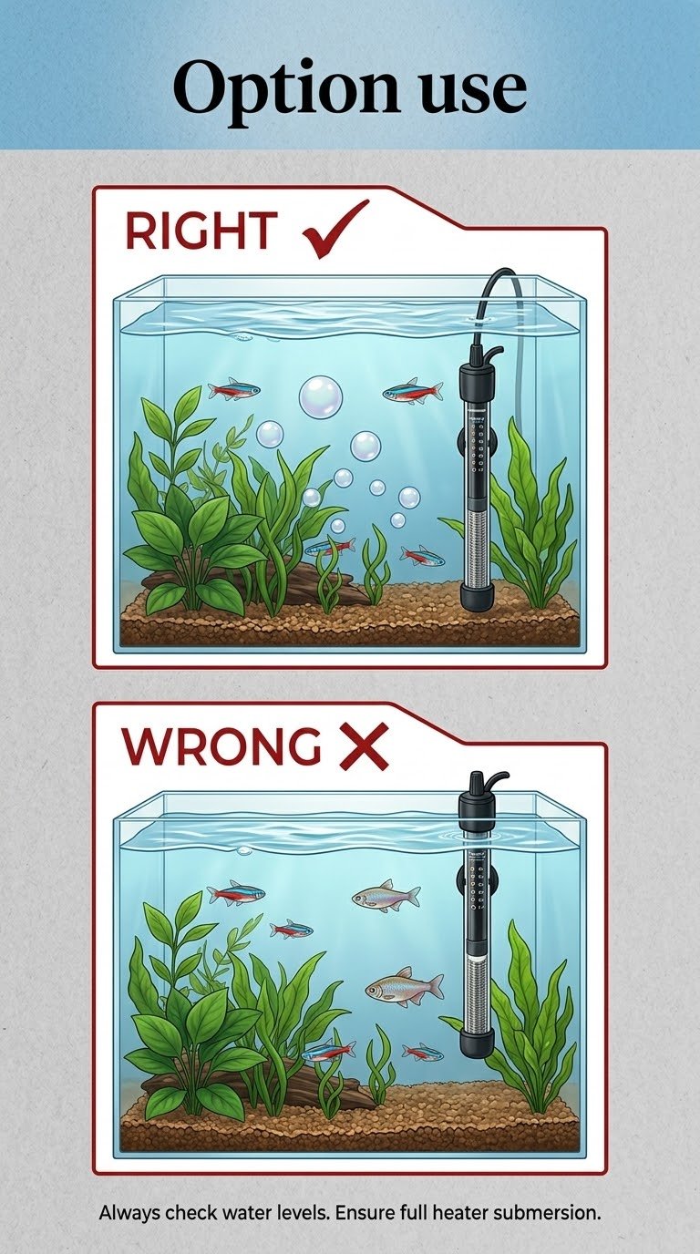 100W | RS Electrical Fully Submersible Automatic Aquarium Heater - Image 3